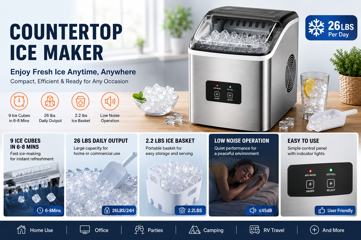 Ice Makers Countertop