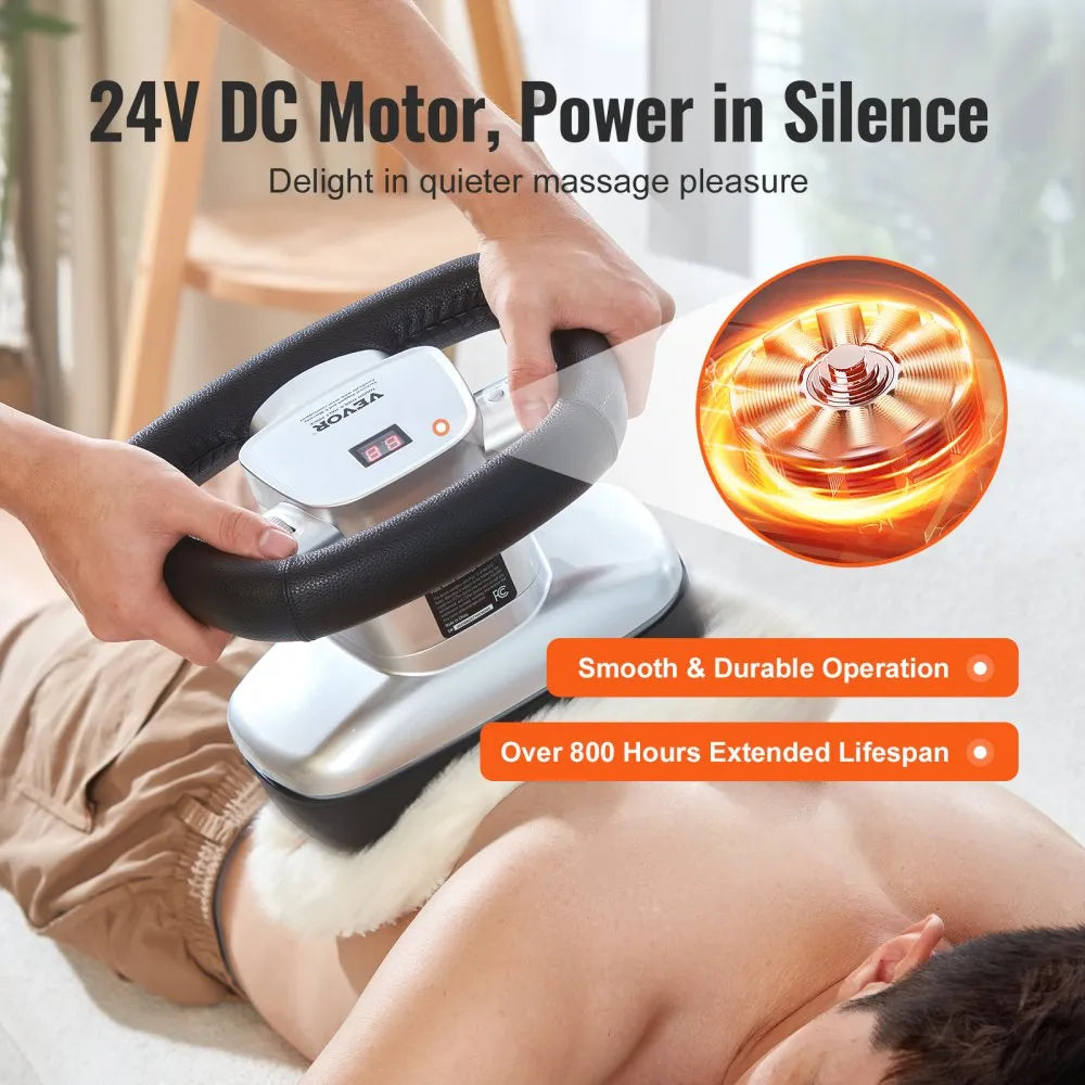 Professional Chiropractic Orbital Body Massager with Heat & Variable Speed