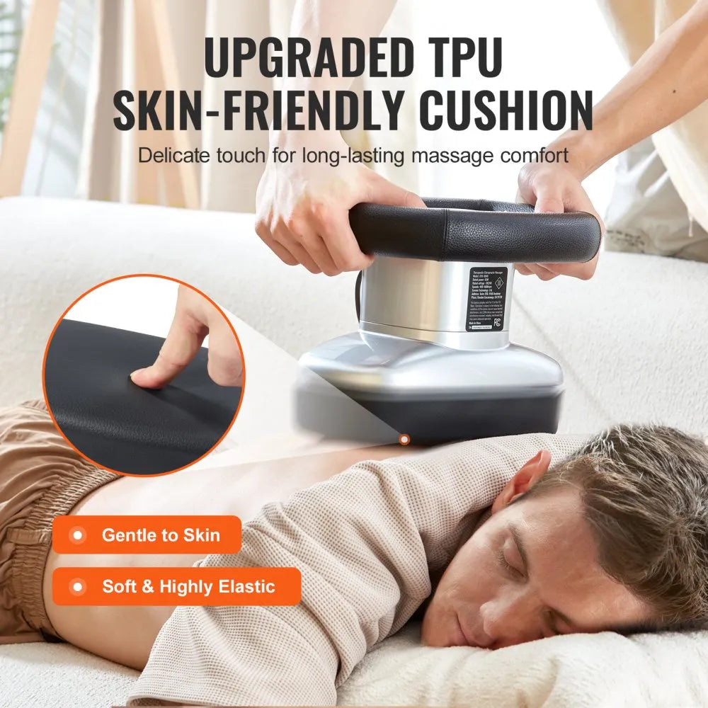 Professional Chiropractic Orbital Body Massager with Heat & Variable Speed
