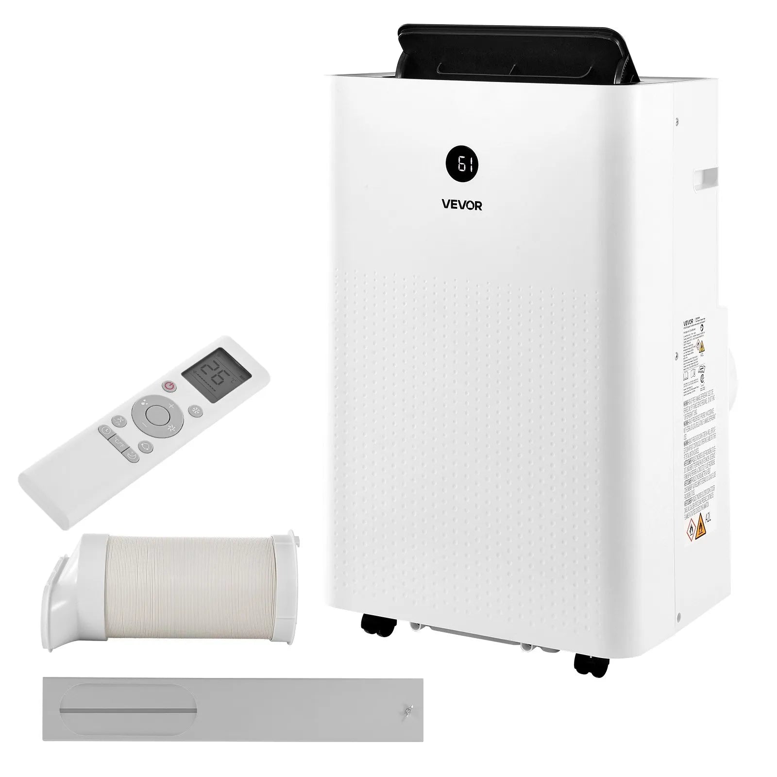 12000 BTU Portable Air Conditioner, 4-in-1 AC Unit with Remote, Timer & Sleep Mode