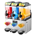 RLC15×3 Commercial Triple Tank Slushy Machine – 15L x 3 Frozen Drink Maker, Stainless Steel