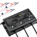 UYMC-3M 3-Bank 12V 5A Marine Battery Charger | IP68 Waterproof Smart Onboard Charger for LiFePO4, Lithium-Ion (NCM) & Lead-Acid Batteries – Boat, Yacht, RV & Trailer