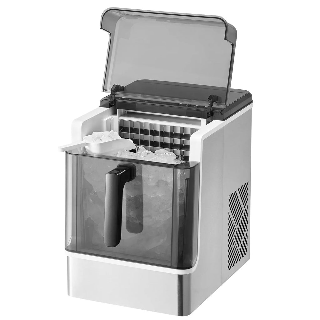 Countertop Ice Maker Machine, 50Lbs/Day, 32 Ice Cubes in 15 Mins, 3 Ice Sizes, Self-Cleaning Portable Ice Maker