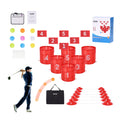Portable Backyard Golf Chipping Game Set, 6-Hole Golf Practice Course for Kids & Adults