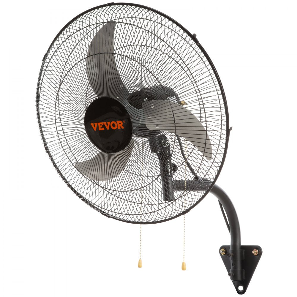 Industrial Wall Mount Fan – 3-Speed Oscillating High Velocity Fan