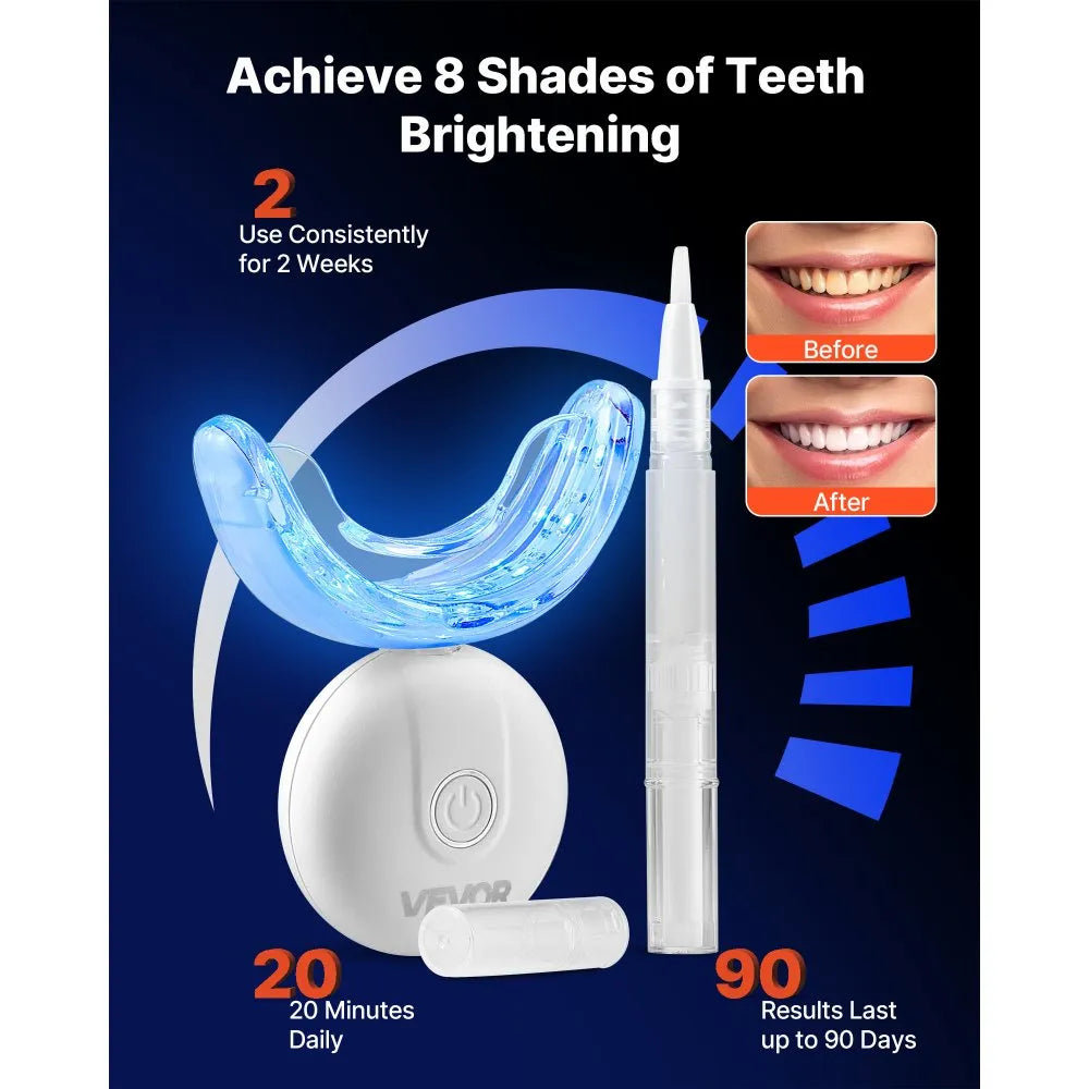 TWL1005A-W32 32-LED Teeth Whitening Kit with LED Light, Wireless Whitening System