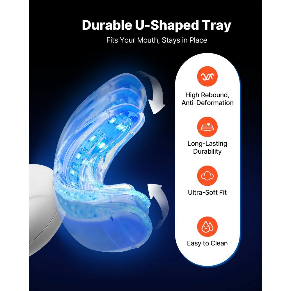 TWL1005A-W32 LED Teeth Whitening Kit with 32 LED Light, Whitening Gel & Desensitizing Gel