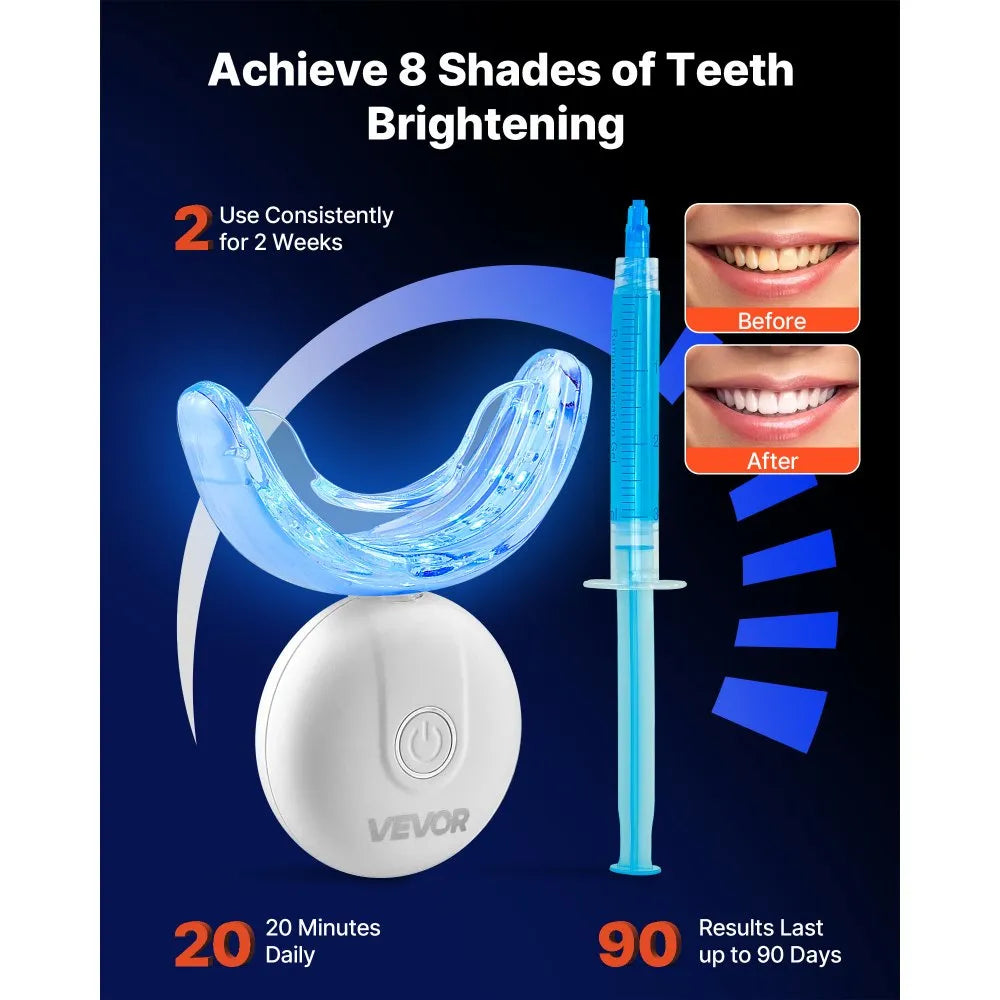 TWL1005A-W32 LED Teeth Whitening Kit with 32 LED Light, Whitening Gel & Desensitizing Gel