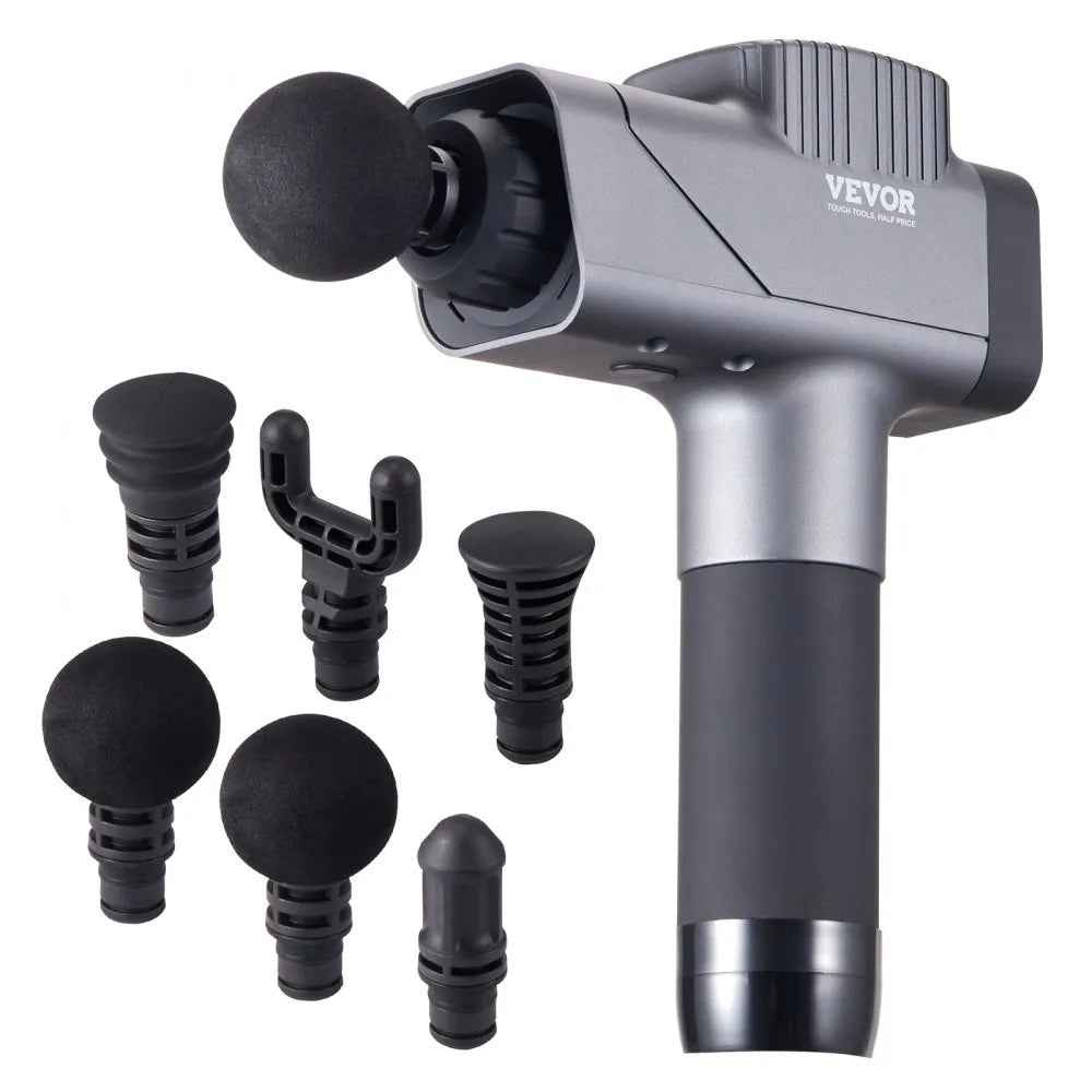 BOOSTER M2-C Deep Tissue Massage Gun with 8 Speeds & 6 Massage Heads