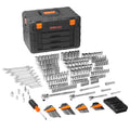 XL3265 450-Piece Mechanics Tool & Socket Set – SAE & Metric, 1/4", 3/8", 1/2" Drive with Storage Case