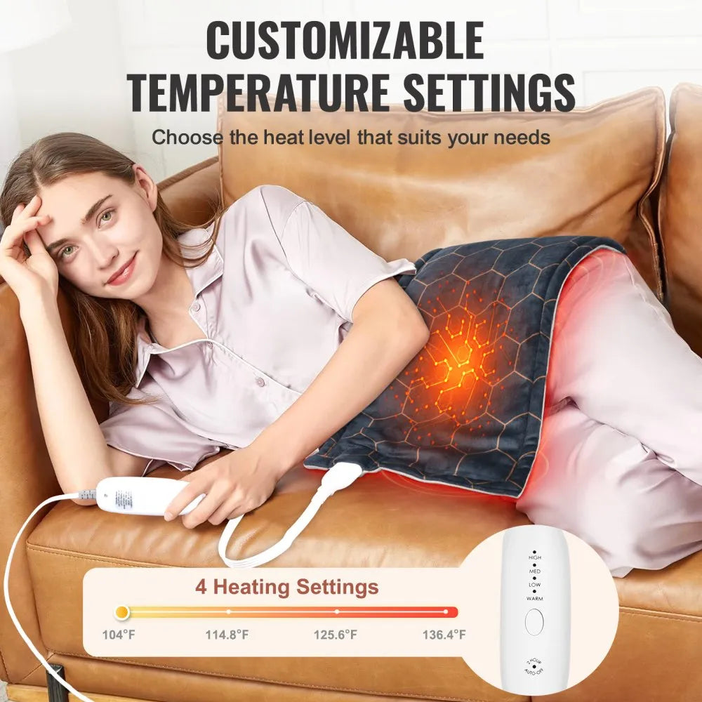 HP245 Far Infrared Weighted Heating Pad 12" x 24" with 4 Heat Levels