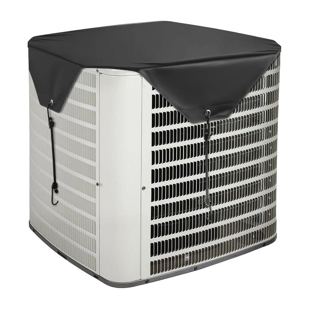 28" x 28" Outdoor AC Unit Cover, Waterproof Mesh Top, Black