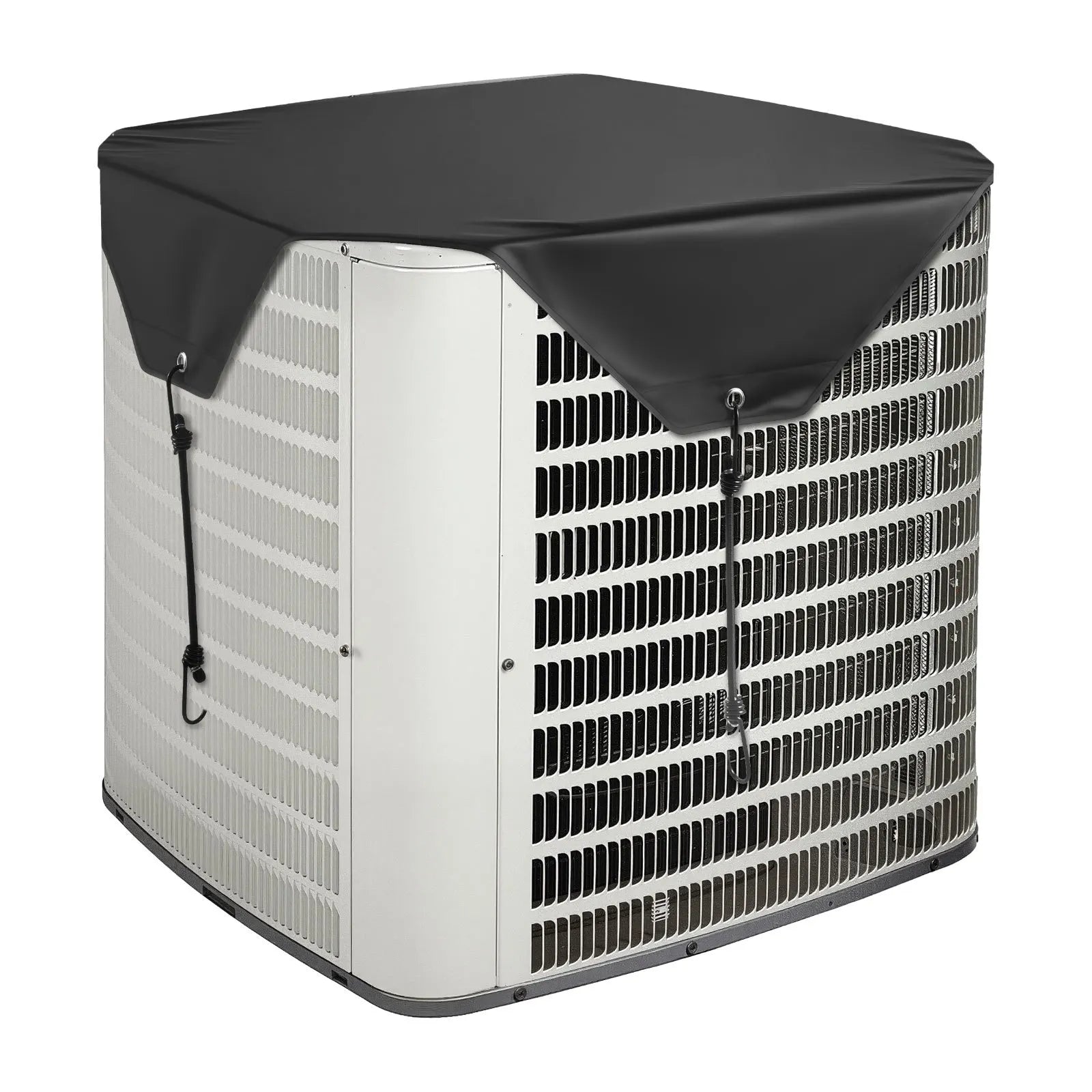 28" x 28" Outdoor AC Unit Cover, Waterproof Mesh Top, Black