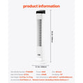 FTS008R 40" Oscillating Tower Fan with Remote, 22 ft/s Airflow, 12H Timer