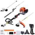 F26-B 4-in-1 26CC Gas Hedge Trimmer with String Trimmer, Brush Cutter & Edger