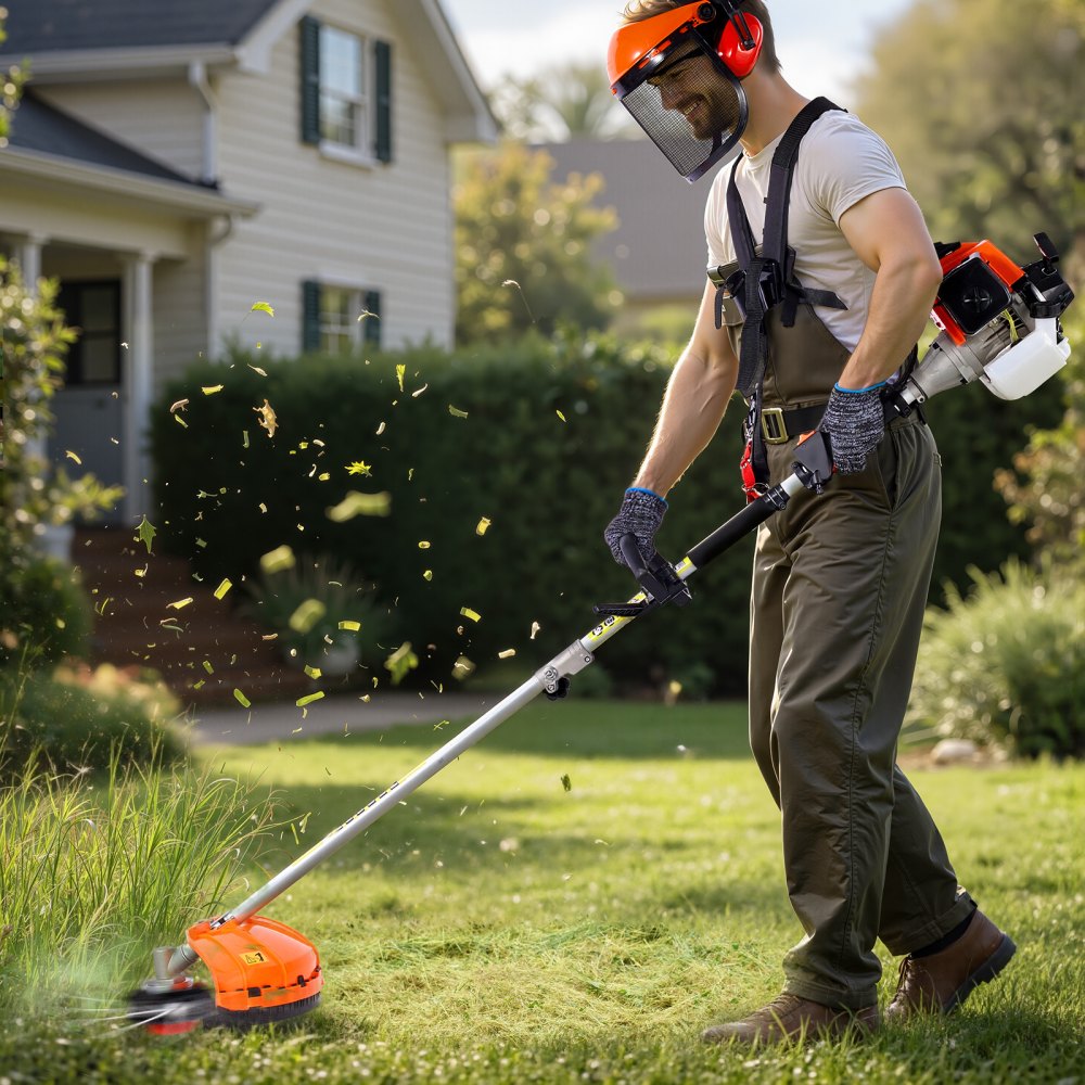 CN-650C 5-in-1 63CC Gas Hedge Trimmer & Brush Cutter with Pole Saw and String Trimmer