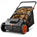 S19-001A 21" Push Lawn Sweeper with 3.5 cu. ft. Hopper Bag & Adjustable Brushes