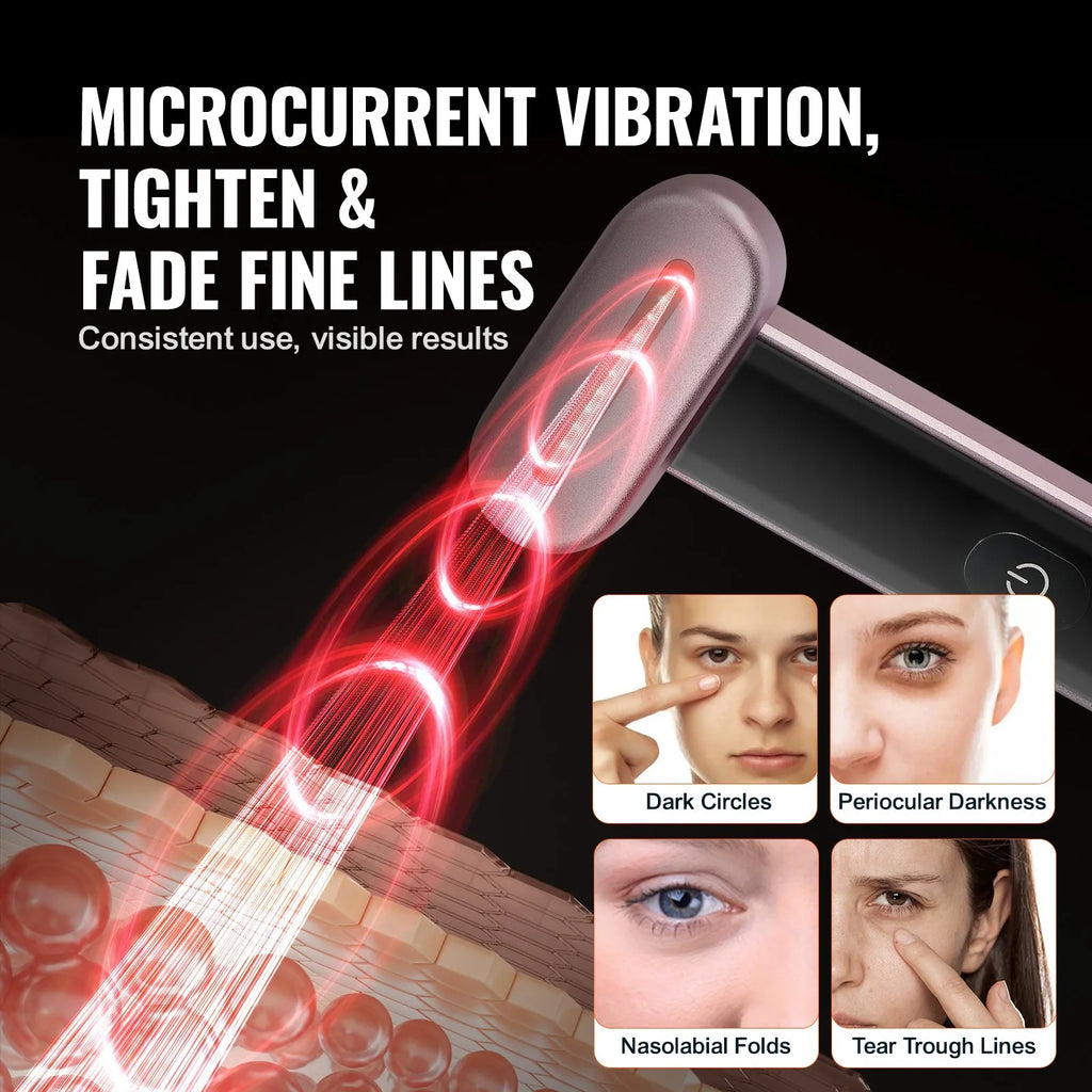 RL05-A 3-in-1 LED Red Light Therapy Wand for Face &amp; Neck