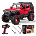 1:24 RC Off-Road Truck 4WD with LED Lights, Extra Shell & 2 Batteries