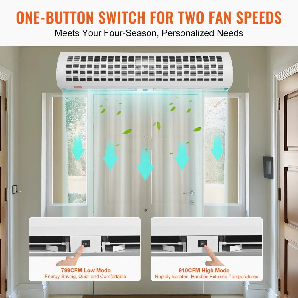 FM150-1050-U 42" Commercial Indoor Air Curtain 1350 CFM