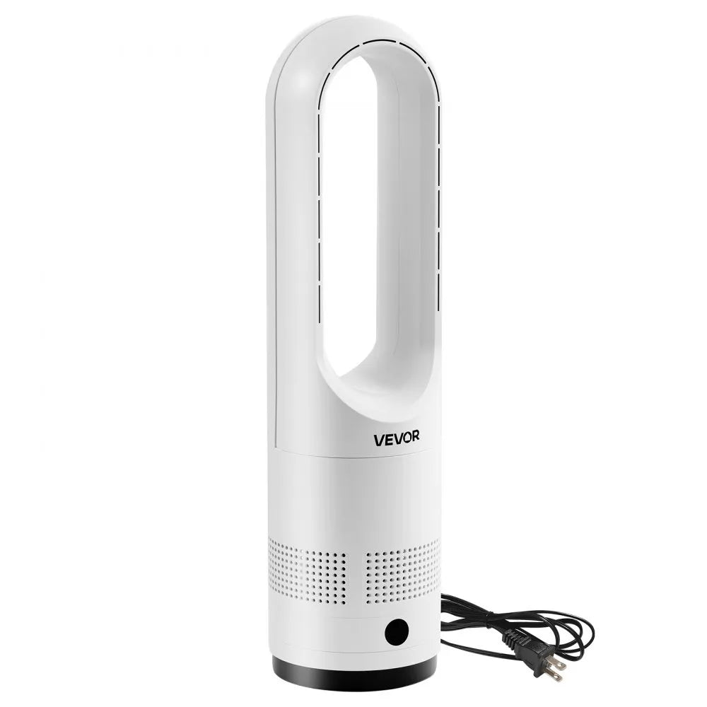 UML-018 Bladeless Tower Fan 20W – 8 Speeds, 80° Oscillation, Remote Control, White