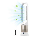 UML-030JR 26" Bladeless Tower Fan with Heating, 8 Speeds, 80° Oscillation, Remote Control, 9H Timer