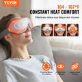 SD-007F Heated Eye Massager with Bluetooth Music – 5 Massage Modes, Foldable, White