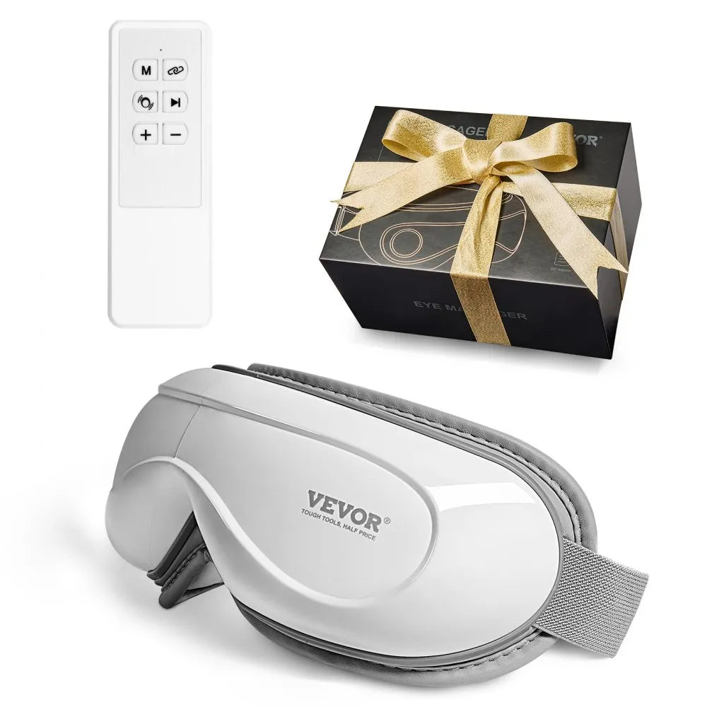 SDR-007F Heated Eye Massager with Heat, Remote & Bluetooth Music – 5 Massage Modes