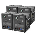 BJY-PHJ500u1 4-Pack 500W Cold Spark Machine Kit with DMX Control, Adjustable 6.6-13ft Spark Effects for Weddings, DJ & Stage Events