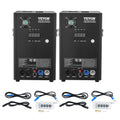 BJY-PHJ700u1 700W Cold Spark Machine 2-Pack, DMX Control, 6.6-16.4ft Adjustable Spark Effect for DJ, Wedding & Stage Events