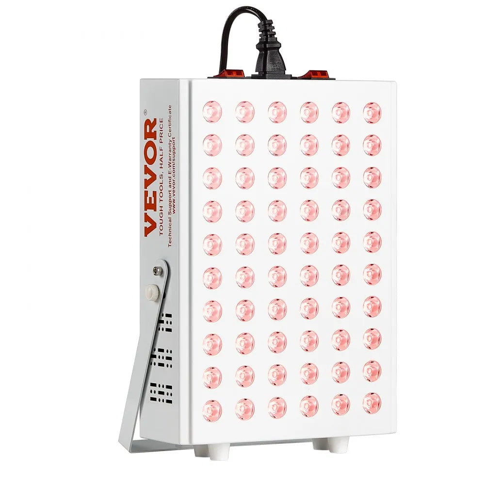 LPL001 80W Red Light Therapy Panel for Body & Face – 60 Dual-Chip LEDs, 660nm Red & 850nm Near Infrared Light