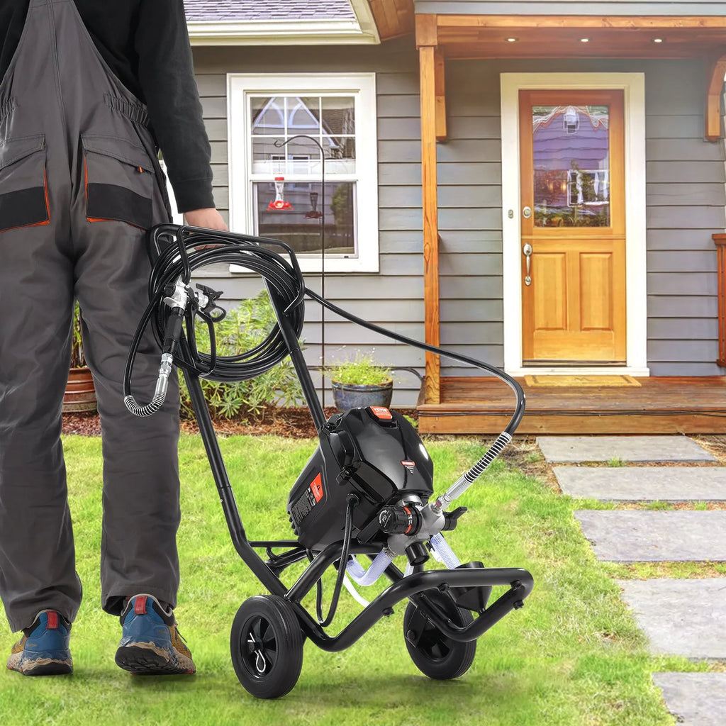 RP8626 Plus 750W Airless Paint Sprayer with Cart, 3000 PSI Electric Paint Sprayer for Interior & Exterior Painting