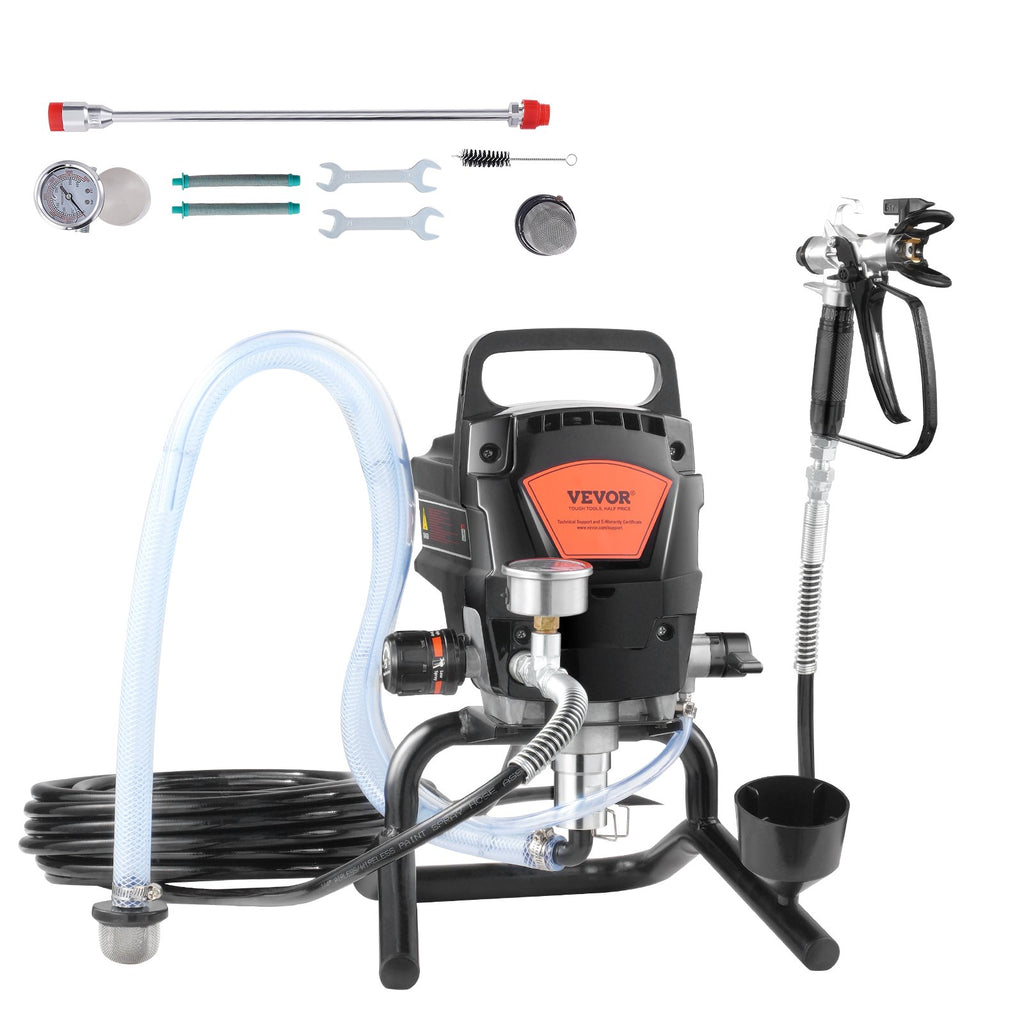RP8628 950W Stand Airless Paint Sprayer, 3000 PSI Electric Paint Sprayer with 50 ft Hose for Interior & Exterior Painting