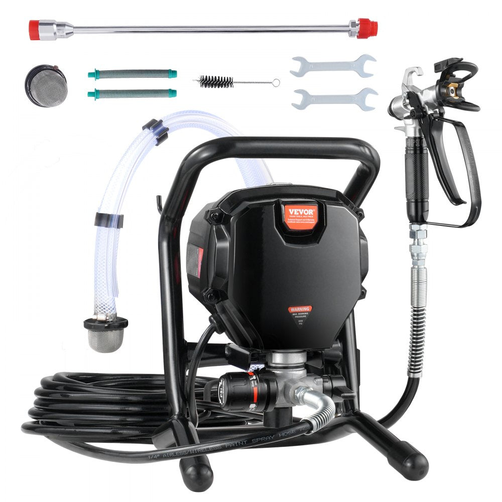 RP8626 750W Airless Paint Sprayer 3000 PSI with 25 ft Hose for Interior & Exterior Painting