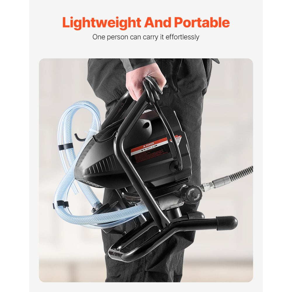 RP8623S 650W Stand Airless Paint Sprayer – 3000 PSI Electric Paint Sprayer with Extension Rod & Cleaning Kit