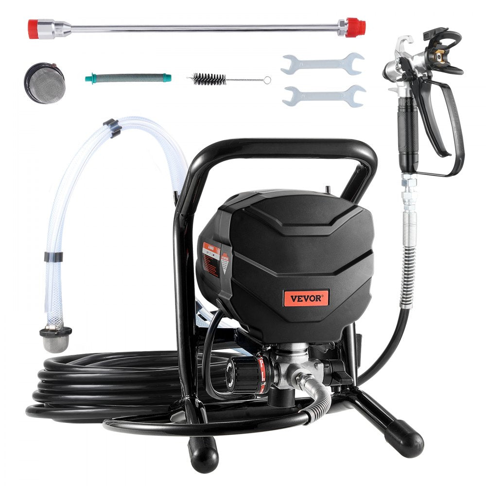 RP8623S 650W Stand Airless Paint Sprayer – 3000 PSI Electric Paint Sprayer with Extension Rod & Cleaning Kit
